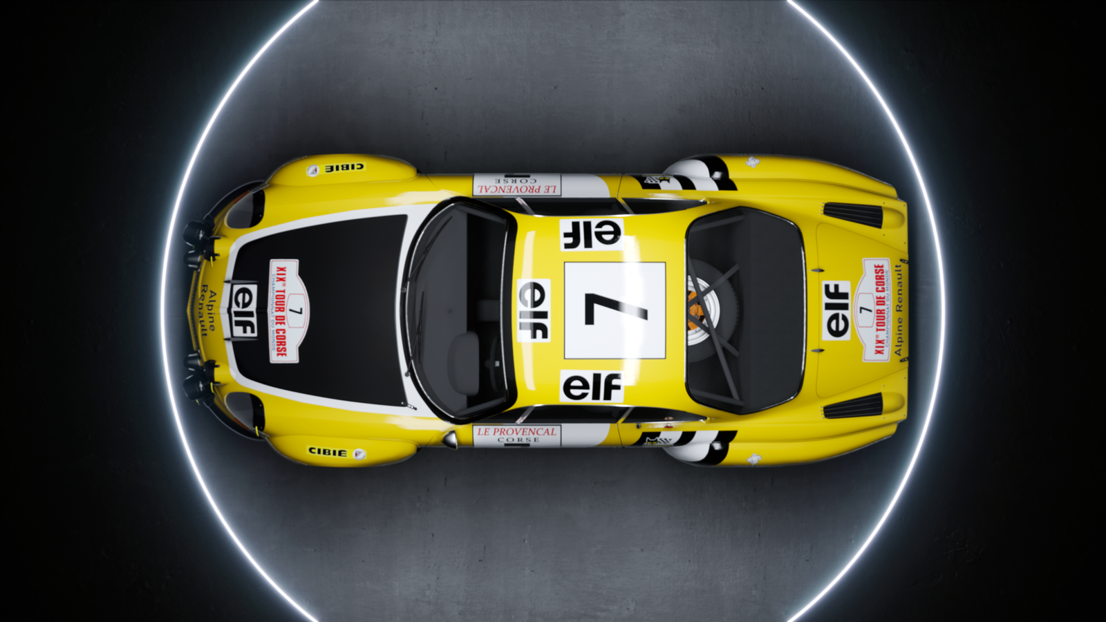 Reveal Alpine Tour de Corse 2022 – image du film 3D (vue 2)