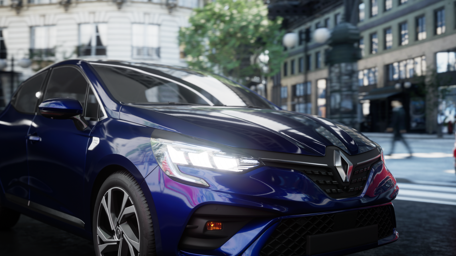 Reveal Renault Clio 5.1 – image du film 3D sous Unreal Engine (vue 2)
