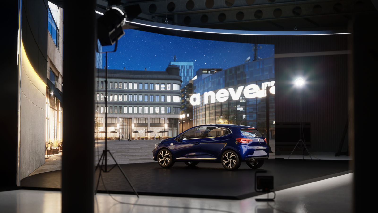 Reveal Renault Clio 5.1 – image du film 3D sous Unreal Engine (vue 6)