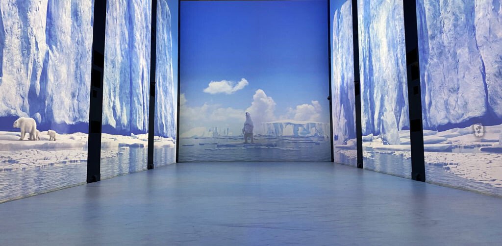 Mission Polaire, Musée océanographique de Monaco – effets visuels 3D, iceberg (vue 8)