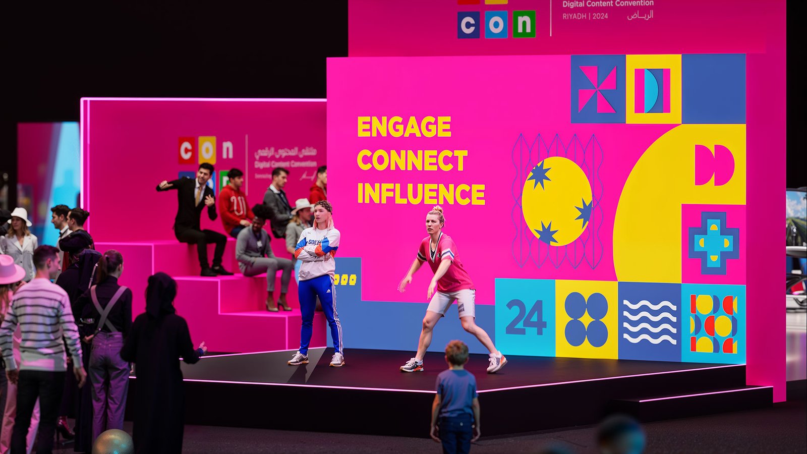Concon Festival – rendu 3D photoréaliste, détail en gros plan (vue 3)