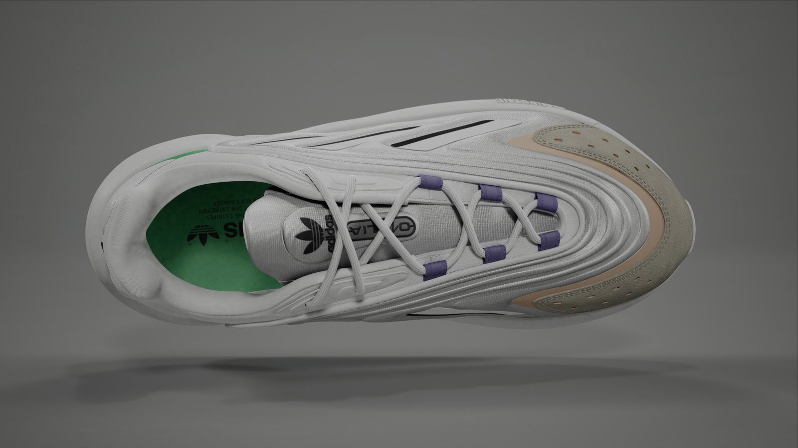 Adidas collection 2023 – rendu 3D produit, modèle Ozelia (vue 7)