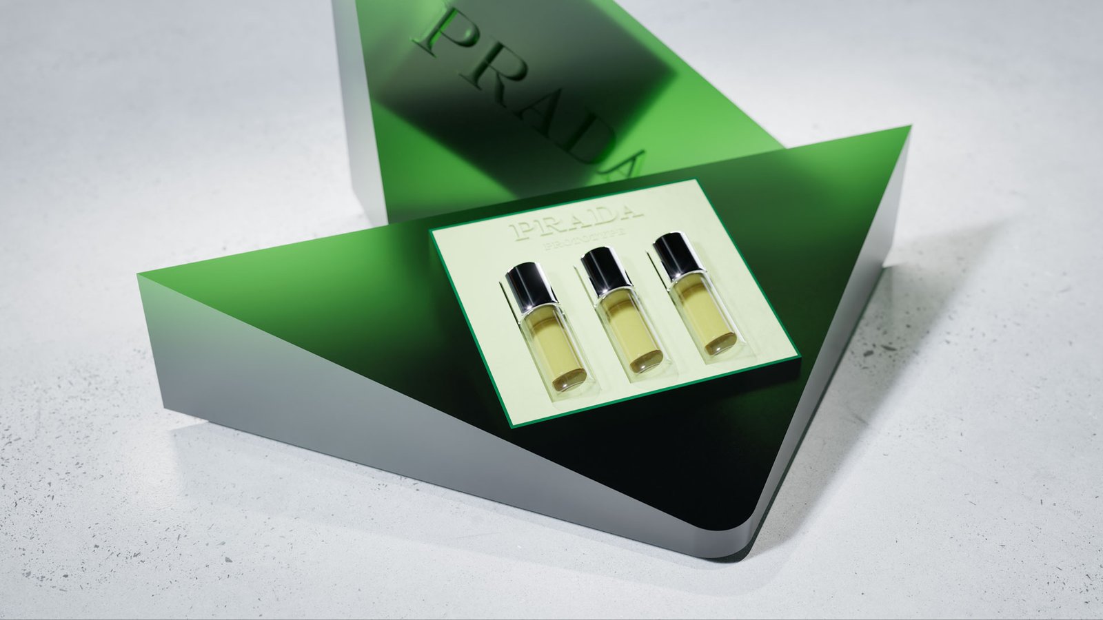 Prada Prototype – rendu 3D photoréaliste, kit de présentation (vue 10)