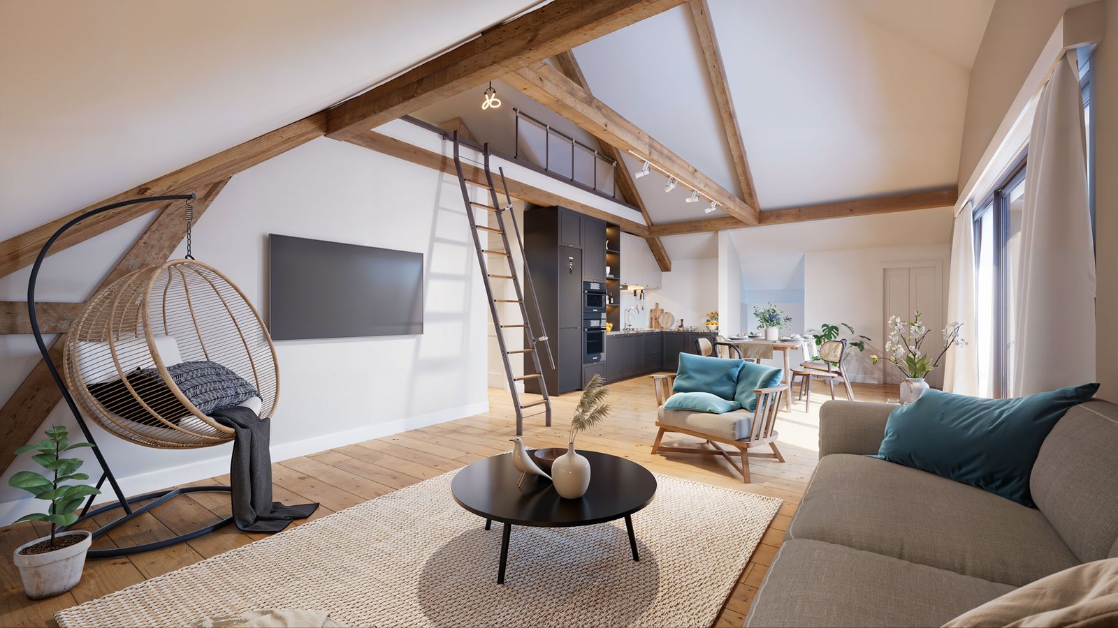 Le Clos Julia – perspective 3D, deuxième étage (vue 10)
