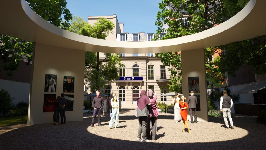 LVMH, Jeux olympiques 2024 – rendu 3D photoréaliste (vue 4)